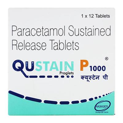 Qustain P 1000Mg Tablet 12's - Pain relief-Nsa