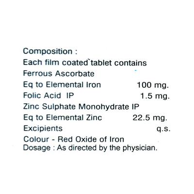 FILRON XT Tablet 10's - Iron Supplement/Anaemia-Vma