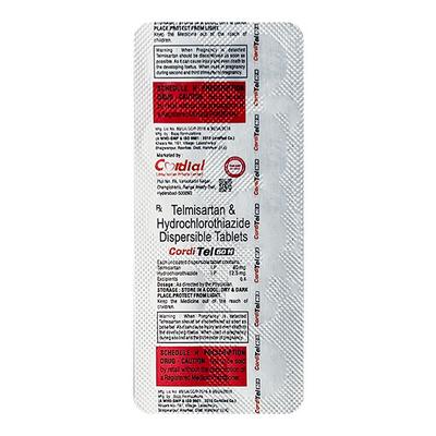 CORDITEL H 80mg Tablet 10's - Hypertension-Ang