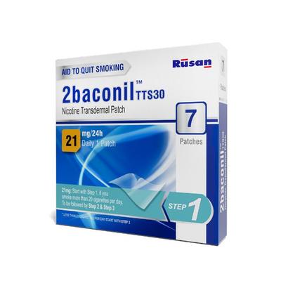 2baconil TTS30 21mg Patch 7'S - Nicotine Patch