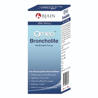 BJain Omeo Broncholite Medicated Syrup 200 ml - Speciality Medicine