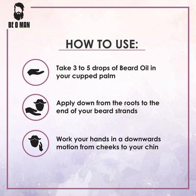 Beoman Amber Combo (Beard Wash 100 ml + Beard Oil 30 ml) - Beard Wash