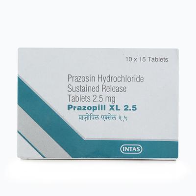 Prazopill XL 2.5mg Tablet 15'S - Hypertension-Per