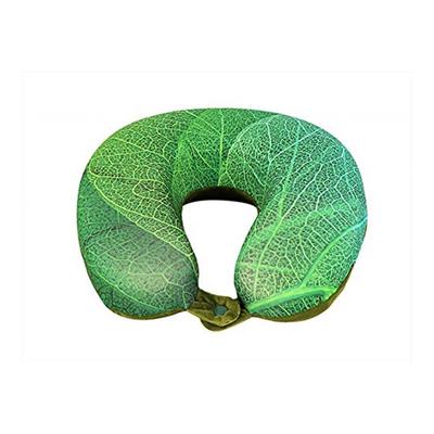 VIAGGI Memory Foam Neck Pillow - Leaf Green - Pads And Pillows