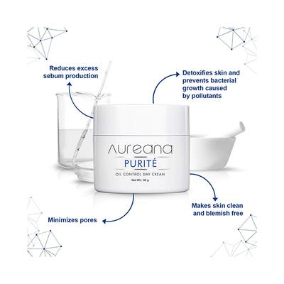 Aureana Purite Oil Control Day Cream 50 gm - Day Cream