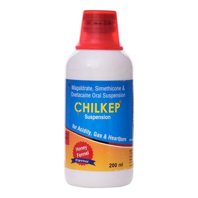 CHILKEP Honey Fennel Flavour Suspension 200ml - Ulcer/Reflux/Flatulence-Aaa