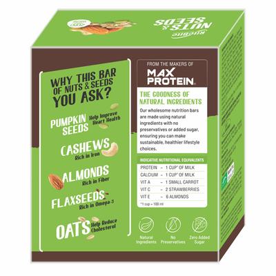 RiteBite Nuts & Seeds Bar (Pack of 12) - Nutritional Bars