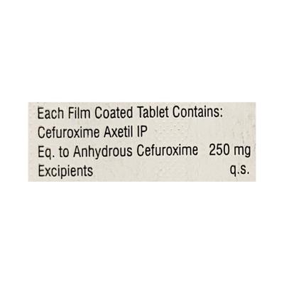 CUTECEF 250 Tablet 10's - Bacterial Infections-Cep