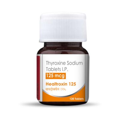 HEALTROXIN 125 Tablet 120's - Hypothyroidism