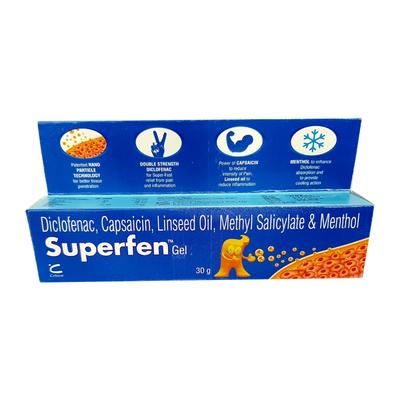 SUPERFEN Gel(Topical) 30gm - Pain relief-Nsa