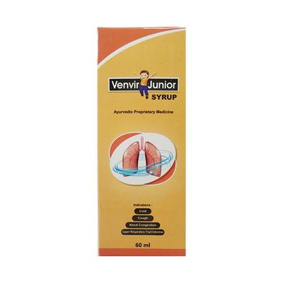 Venvir Junior Ayurvedic Cough Syrup 60 ml - Cough & Cold (Ayush)