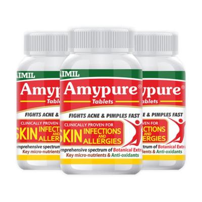Aimil Amypure Tablet (Pack of 3 x 100's) - Health Products