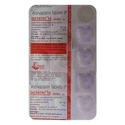DOTSTAT 10mg Tablet 10's - High Cholesterol-Dys