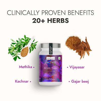 Kapiva Her Foods PCOS Care Tablet 60's - Speciality Medicines