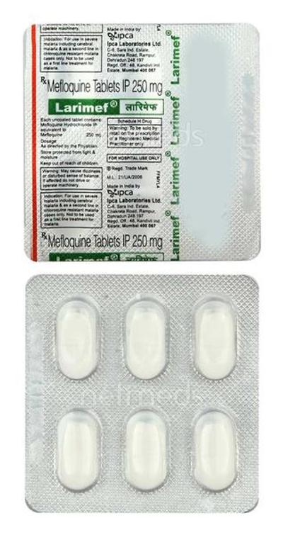 Larimef 250mg Tablet 6'S - Malarial