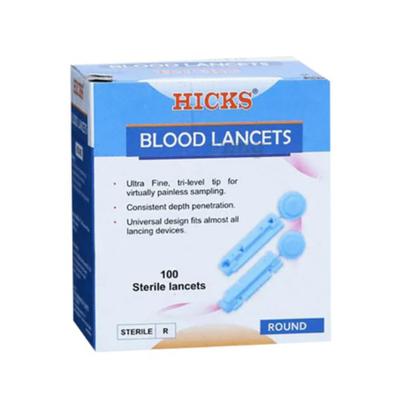 Hicks Blood Lancet - Round 100's - Health Monitoring Devices