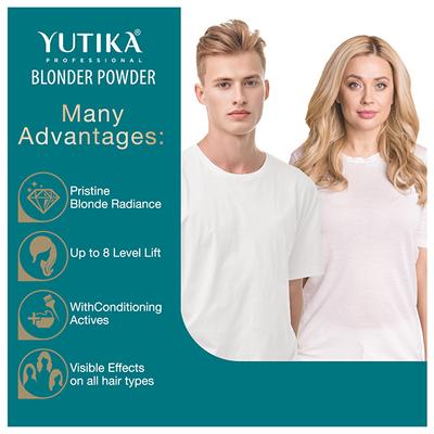 Yutika Pristine Blonde Radiance Blonder Powder 400 gm - Powder