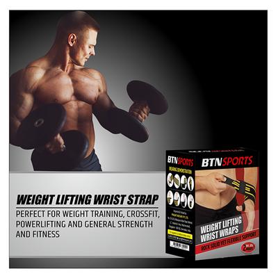 BTN Weight Lifting Wrist Wraps 2's - Workout Essentials