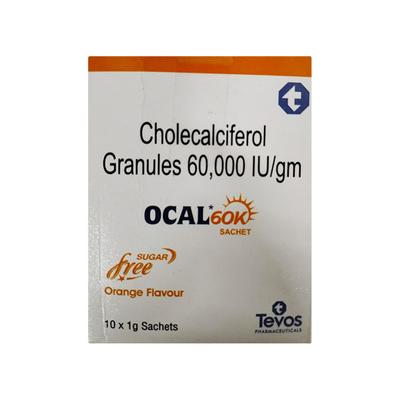 OCAL 60k Sugar Free Orange Flavour Sachet 1's - Supplements-Vam