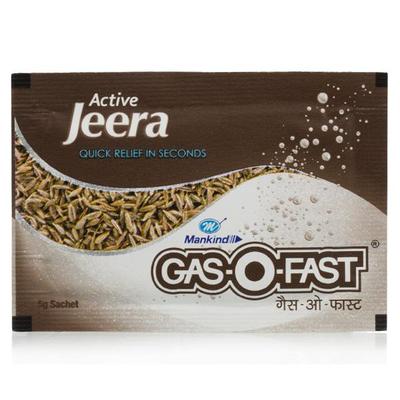 Gas-O-Fast Sachet - Active Jeera Flavour (Pack of 120 X 5 gm) - Acidity