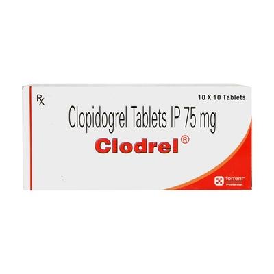 Clodrel 75mg Tablet 10'S - Blood Clot-Ant