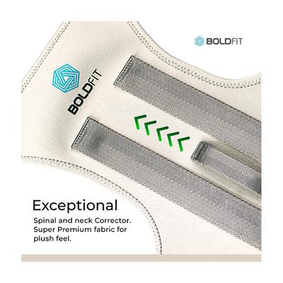 Boldfit Posture Corrector Belt - M 1's - Back/Abdomen Supports