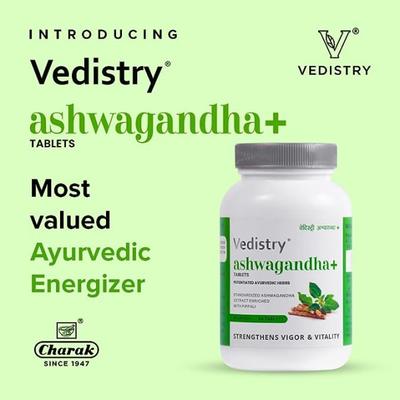 Vedistry Ashwagandha+ Tablet 60's - Ashwagandha