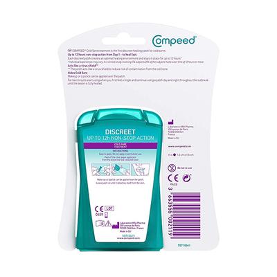 Compeed Discreet Cold Sore Treatment Patch 15's - Bandages