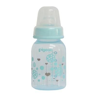 Pigeon Peristaltic Clear Nursing Bottle Rpp - Blue (Abstract) 120 ml - Feeding & Nursing