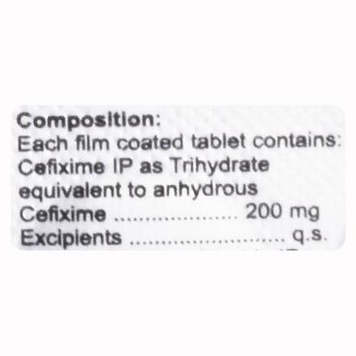 CEFSTRIP 200 Tablet 10's - Bacterial Infections-Cep