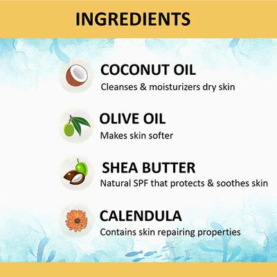 Cocomo Natural Kids Moisturizer Plus Sunscreen Lotion Shea and Kokum Butter SPF 15 Minty Sea 200 ml - Creams, Lotions & Oils