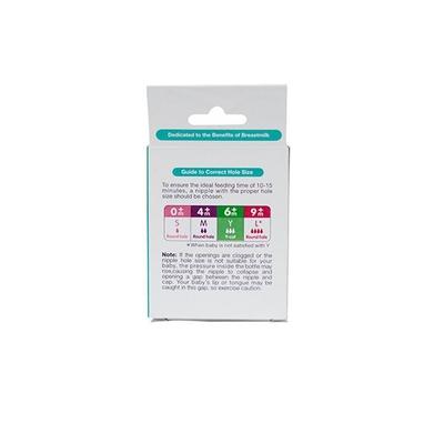 Pigeon Peristaltic Nipple 3's (Y-Cut) Size 1 - Feeding & Nursing