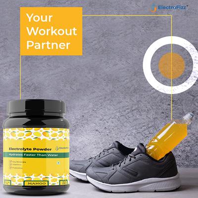 ElectroFizz Electrolyte Powder - Mango 1 kg - Energy Drinks