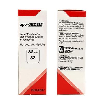 Adel 33 Apo Oedem Oedema Drops 20 ml - Homeopathic Drops