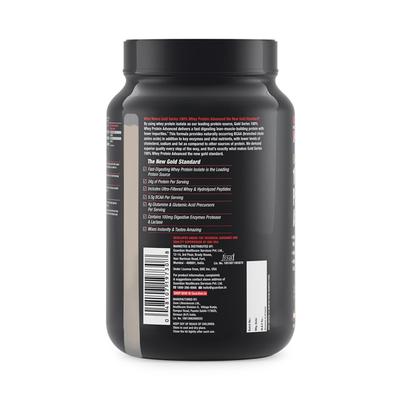 GNC AMP Gold Series 100% Whey Protein Advanced - Double Rich Chocolate Flavour 1 kg - Whey Proteins