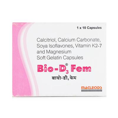 BIO D3 Fem Capsule 10'S - Osteoporosis-Age