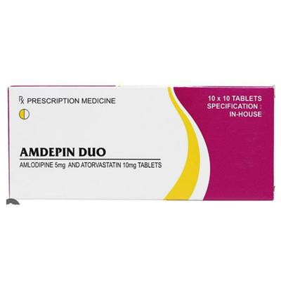 AMDEPIN DUO Tablet 10's - Hypertension-Cal