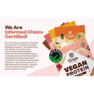 Origin Nutrition Vegan Protein Powder - Multi Flavour 180 gm - Whey Proteins