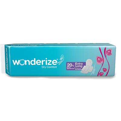 Wonderize Dry Comfort Sanitary Pads (XL) 6's - Sanitary Napkins