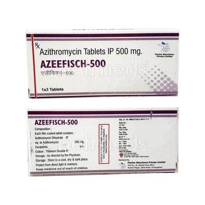 Azeefisch 500mg Tablet 3'S - Bacterial Infections-Mac