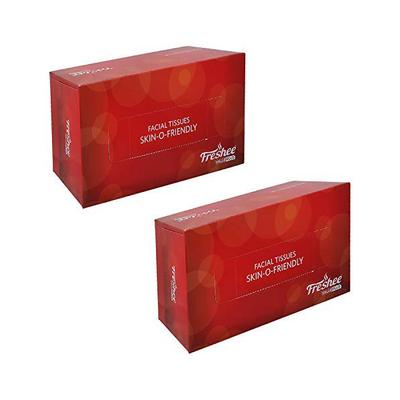 Freshee Value Plus 2 Ply Facial Tissues (Pack of 2) - Facial Wipes & Tissues