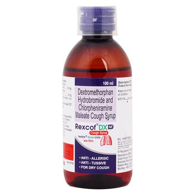 REXCOF DX NF COUGH Syrup 100ml - Cough And Cold-Cou