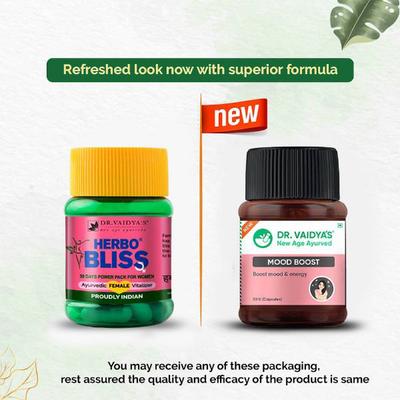 Dr. Vaidya's Mood Boost Capsule (Pack of 2 x 30's) - Sexual Healthcare
