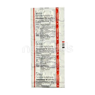 Ildamen 8mg Tablet 10'S - Angina