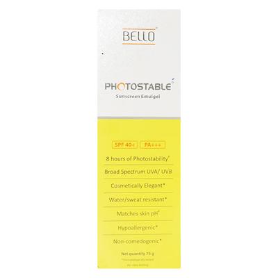 Photostable SPF 40 + PA +++ Sunscreen Emulgel 75gm - Dry Skin-Emo