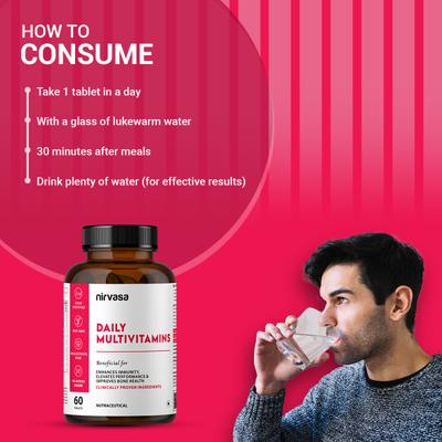 Nirvasa Daily Multivitamins Tablet (Pack of 2 x 60's) 1's - Multi-Vitamins