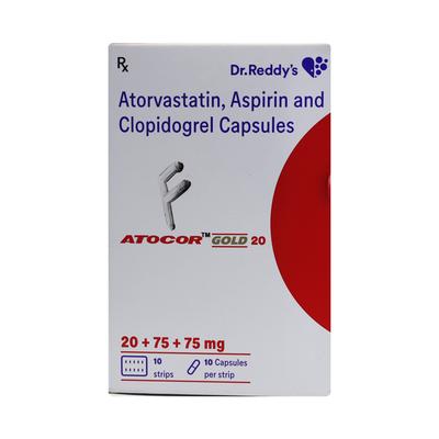 ATOCOR GOLD 20 Capsule 10's - Blood Clot-Ant