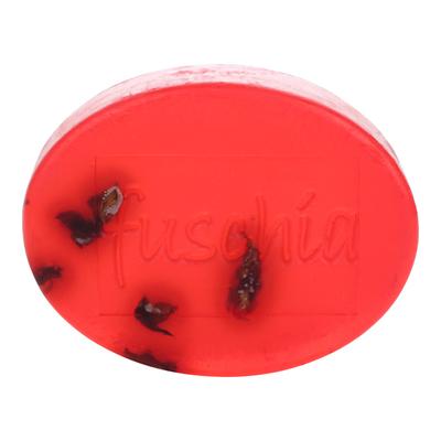 Fuschia Natural Handmade Soap - Rose & Petals 100 gm - Soaps