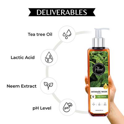 Palmist Skin Care Intimate Wash Women Gel - Tea Tree 200 ml - Intimate Care