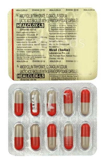 Healclox LS Capsule 10'S - Bacterial Infections-Pen